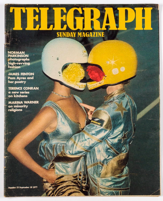 NORMAN PARKINSON Sarah Grant FIORUCCI  Telegraph 18 September 1977 53  Pam Ayers