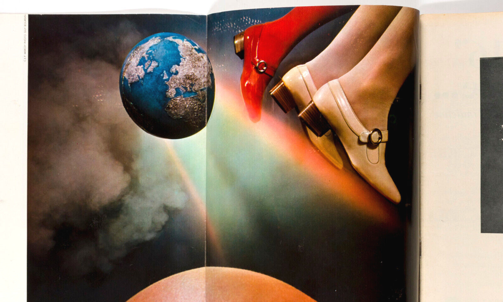 Guy Bourdin CHARLES JOURDAN Helmut Newton PETER KNAPP Elle magazine 3 March 1969