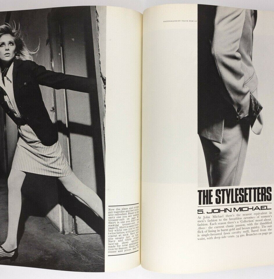 Max Maxwell HELMUT NEWTON Jill Kennington BRIDGET RILEY Corbusier QUEEN magazine