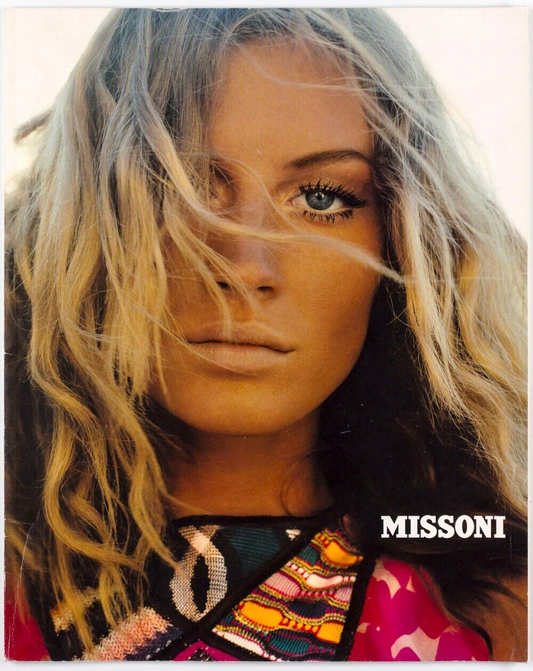 GISELE BUNDCHEN Missoni LOOKBOOK Summer 2002 Swimwear MERT & MARCUS catalog VTG