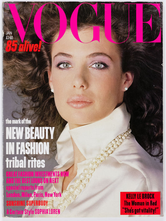 Kelly LeBrock DAVID CHIPPERFIELD Willem de Kooning SOPHIA LOREN VOGUE MAGAZINE