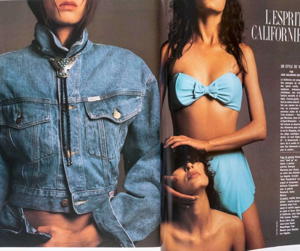Kim Basinger GUY BOURDIN Kristen McMenamy PARIS VOGUE May 1987 Julie Delpy 676