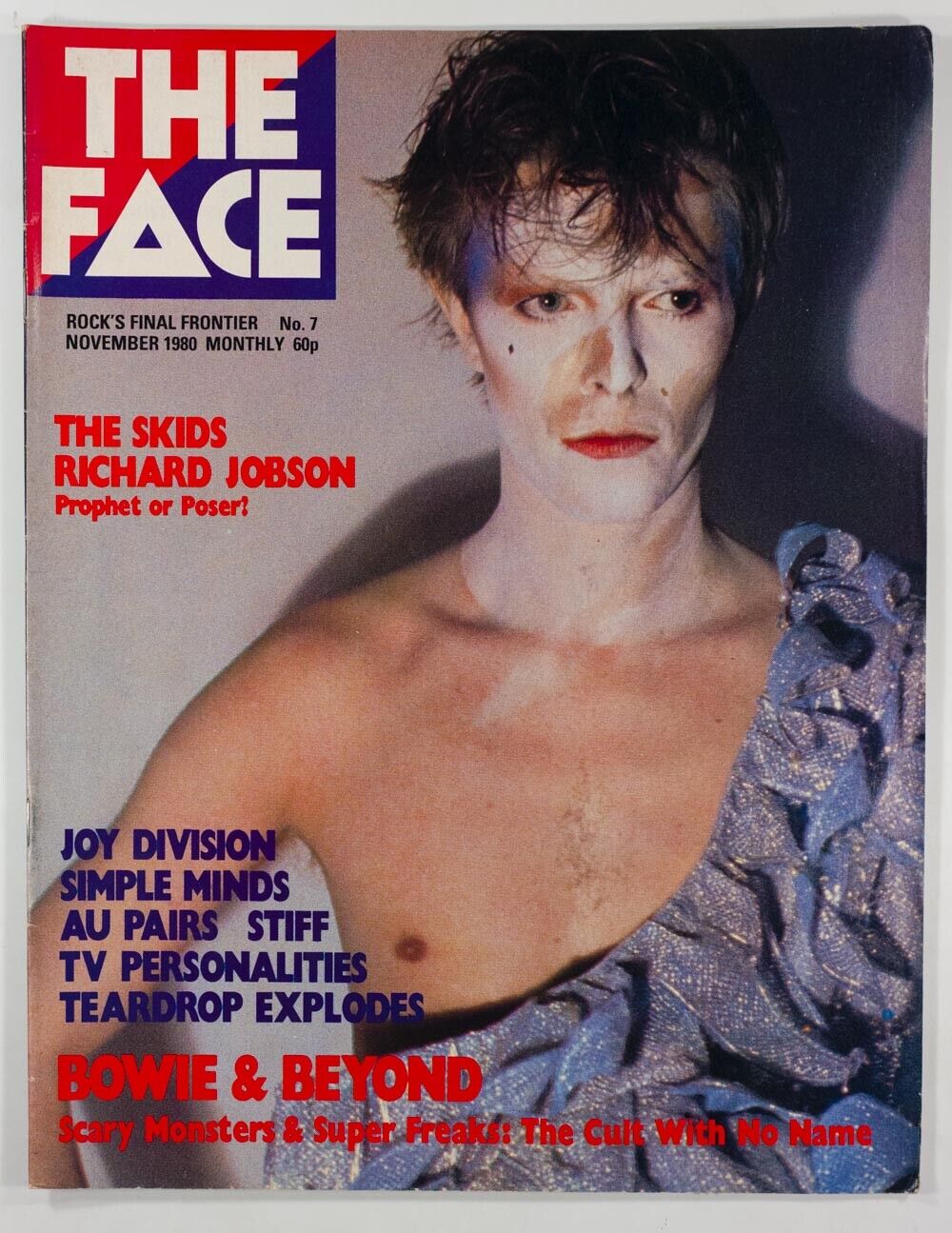 David Bowie SIMPLE MINDS The Skids AU PAIRS Joy Division - FACE magazine1980 Nov