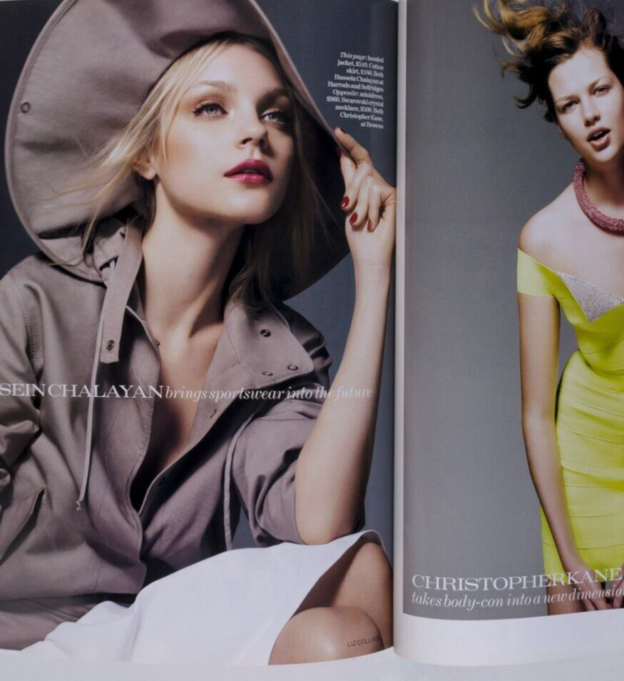 Jessica Stam TIM WALKER Coco Rocha SURREALISM IN VOGUE February 2007 Collections