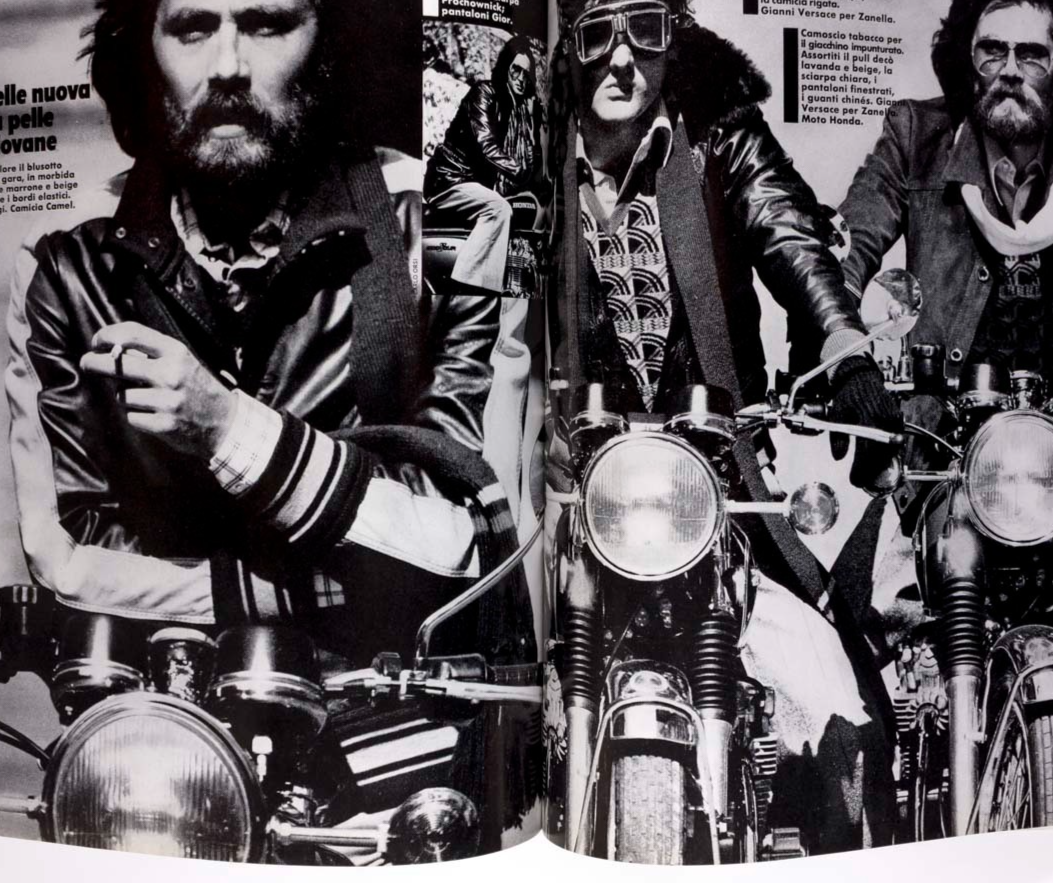 Helmut Berger JACQUES DE BASCHER Udo Kier  L'UOMO VOGUE October 1973  Toscani KL