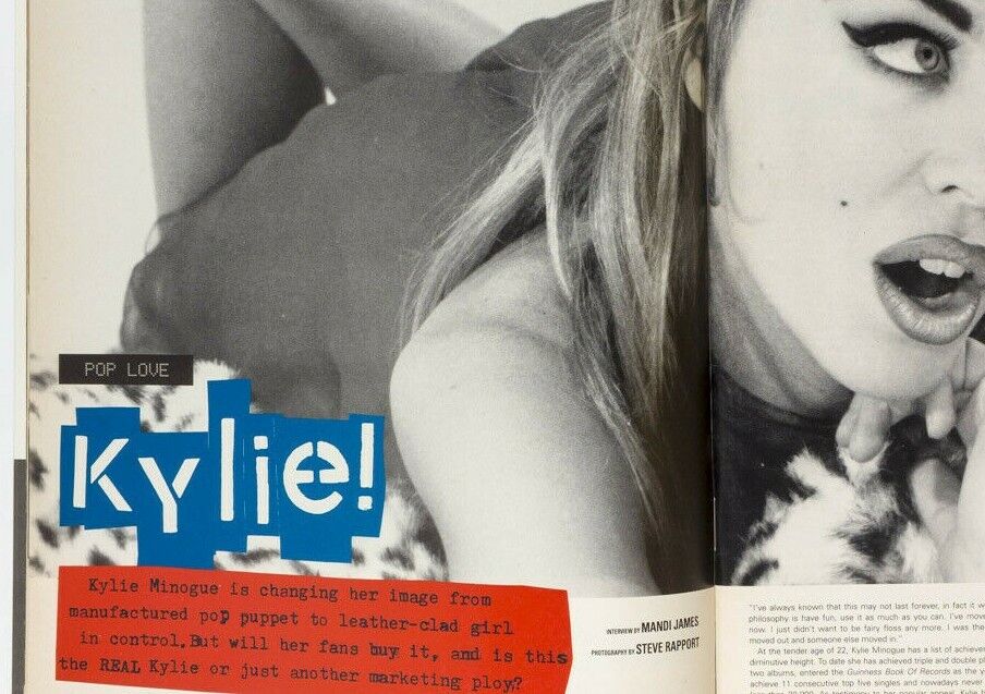 Kylie Minogue MANTRONIX Gary Clail RIDE Drag Club vtg i-D magazine 1991 March UK