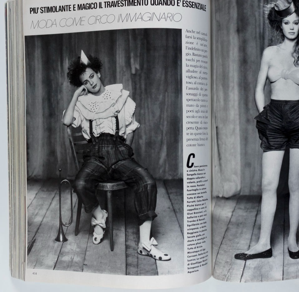 Lisa Ryall GUY BOURDIN Antonio Lopez VOGUE ITALIA March 1982 Deborah Turbeville