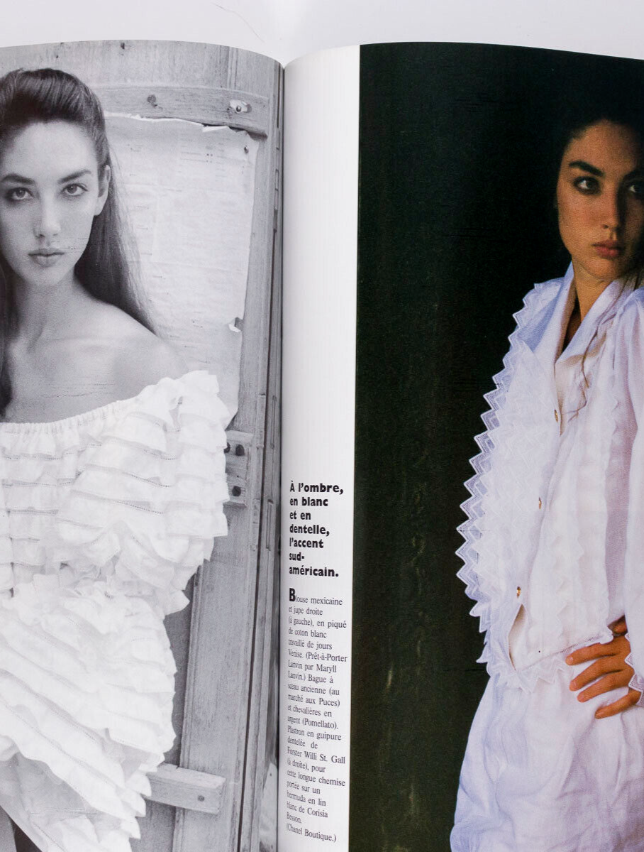 LINDA EVANGELISTA Yasmin Le Bon CHRISTY TURLINGTON Paris Vogue April 1988 Bijoux
