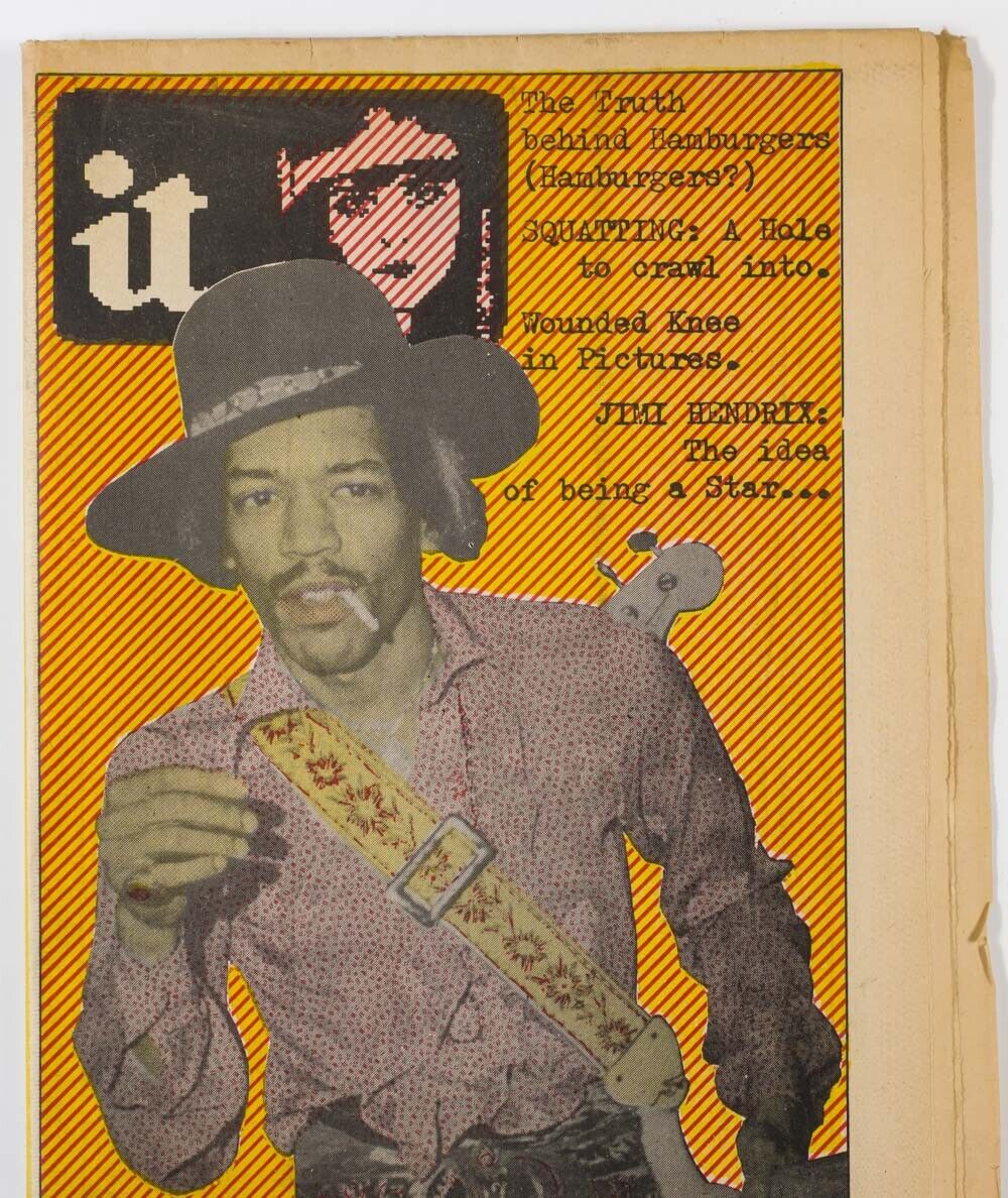 JIM HENDRIX R Crumb SQUATTING Wounded Knee PINK FAIRIES it INTERNATIONAL TIMES