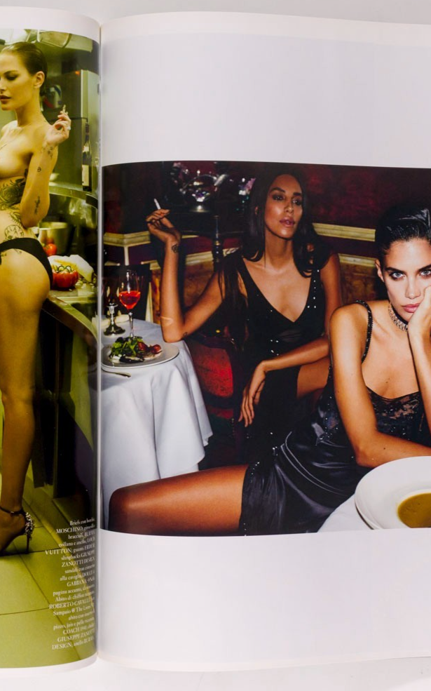 Natalia Vodianova NATASHA POLY Ashley Graham VOGUE ITALIA December 2017 Custom