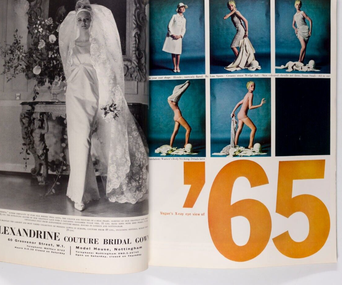 Jean Shrimpton MICK JAGGER Begum Aga Khan VOGUE JANUARY 1965 60th birthday gift