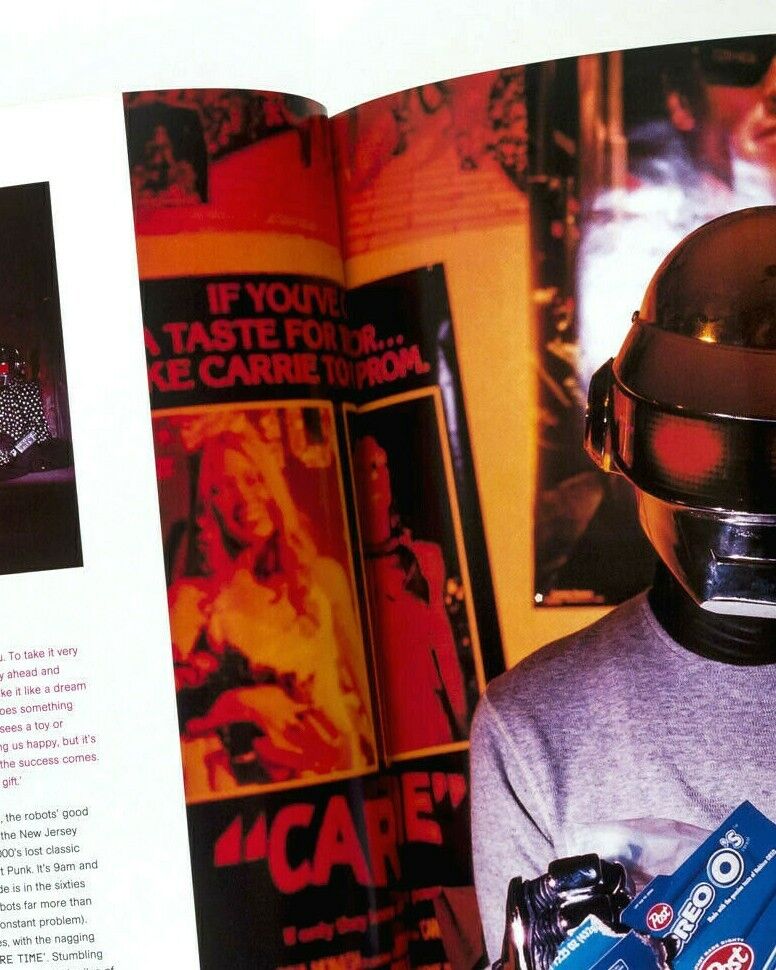 DAFT PUNK Missy Rayder EVA HERZIGOVA An Oost THE FACE magazine UK February 2001