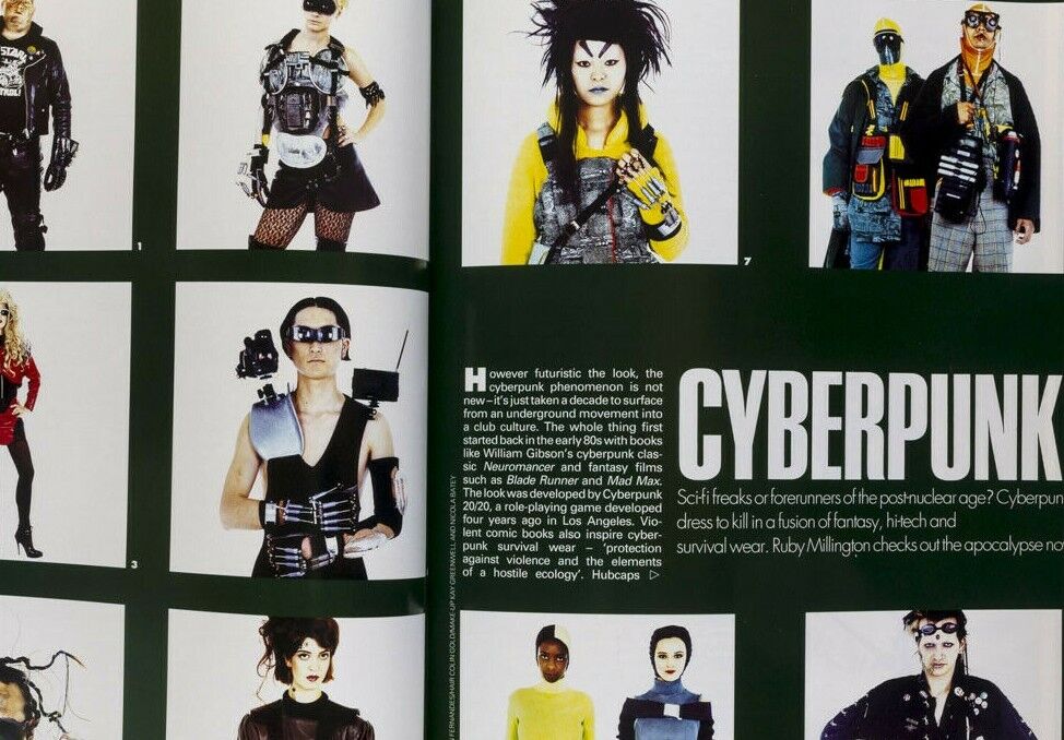 Stephanie Roberts NADJA AUERMANN Laura de Palma MARK BORTHWICK Cyberpunk UK Elle