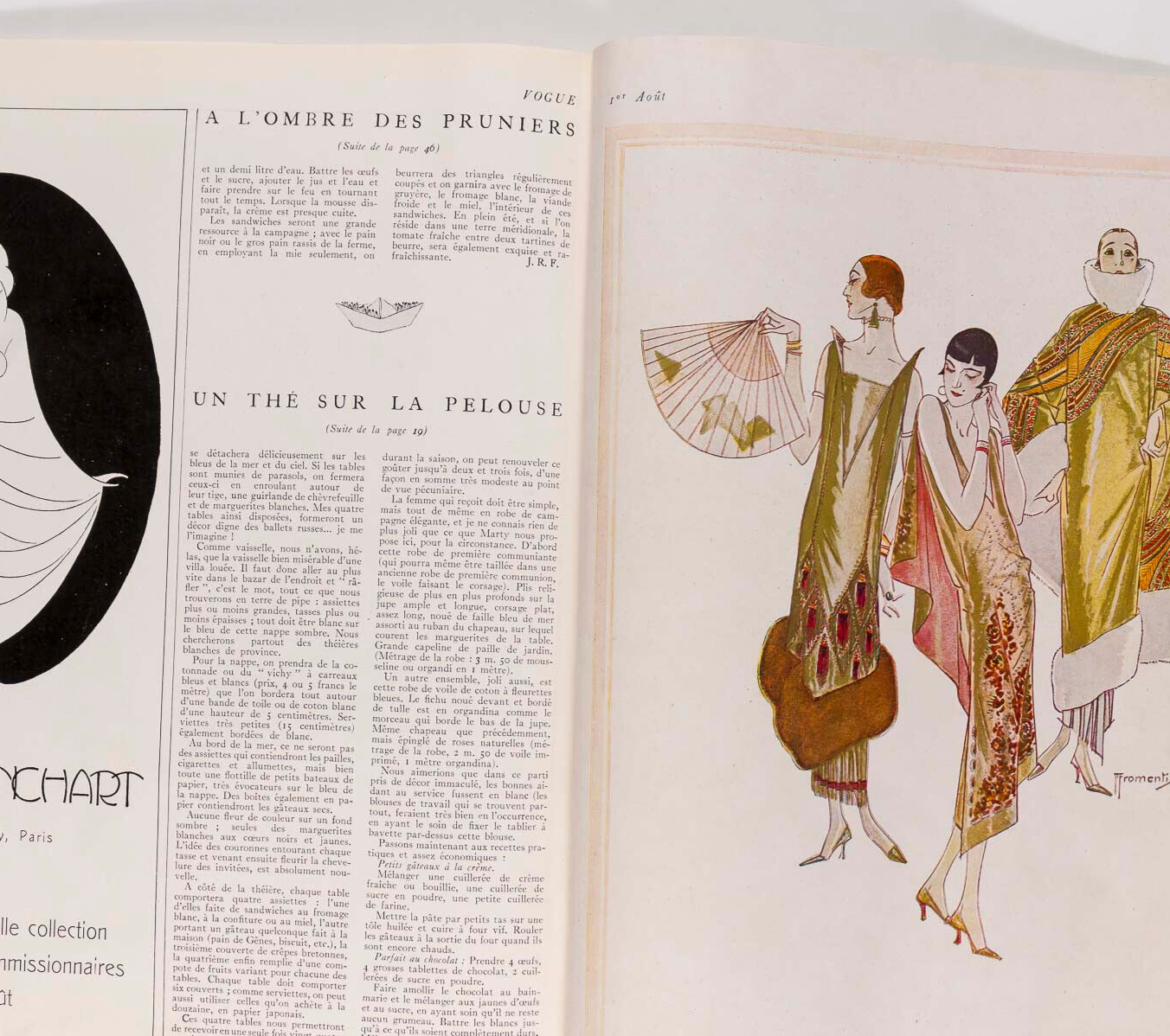 Georges Lepape MAN RAY Golf PARIS VOGUE April 1924 Lingerie AE MARTY Lanvin FIAT