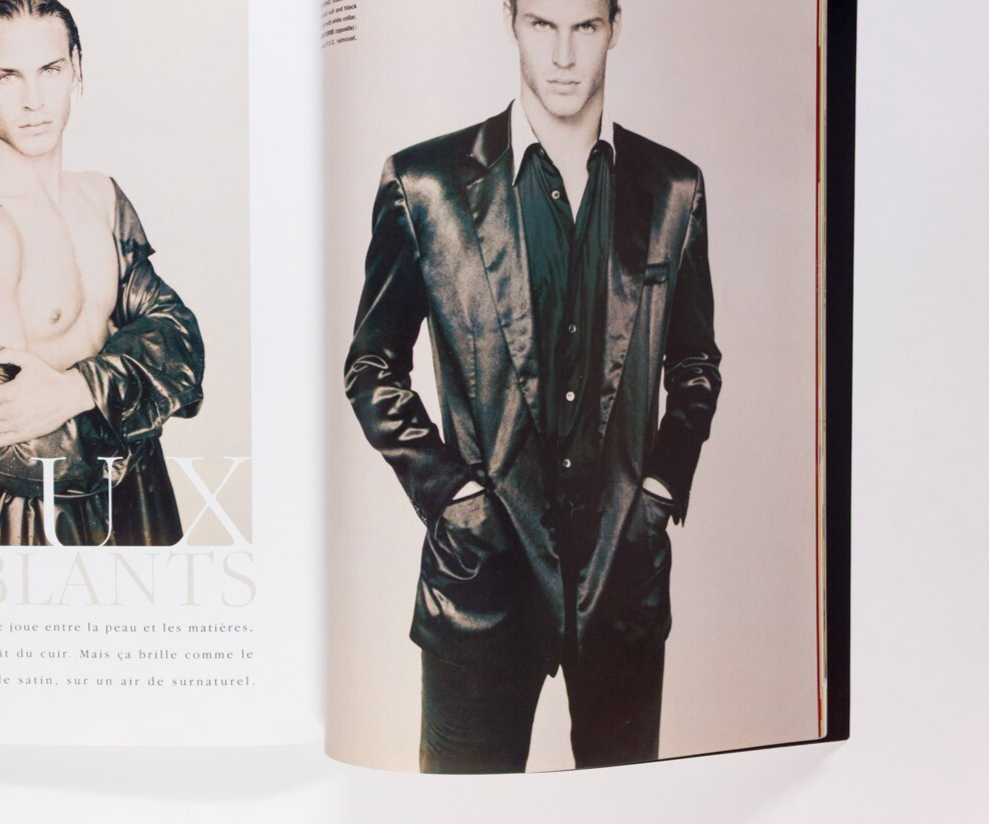 MARCUS SCHENKENBERG Kd Lang PAOLO ROVERSI Vogue Hommes Int. 1994 Workwear 10 ANS