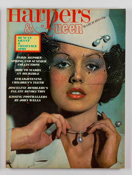 MARY LOUISE WELLER Constance Spry DUNCAN GRANT Harpers & Queen March 1975 Heals