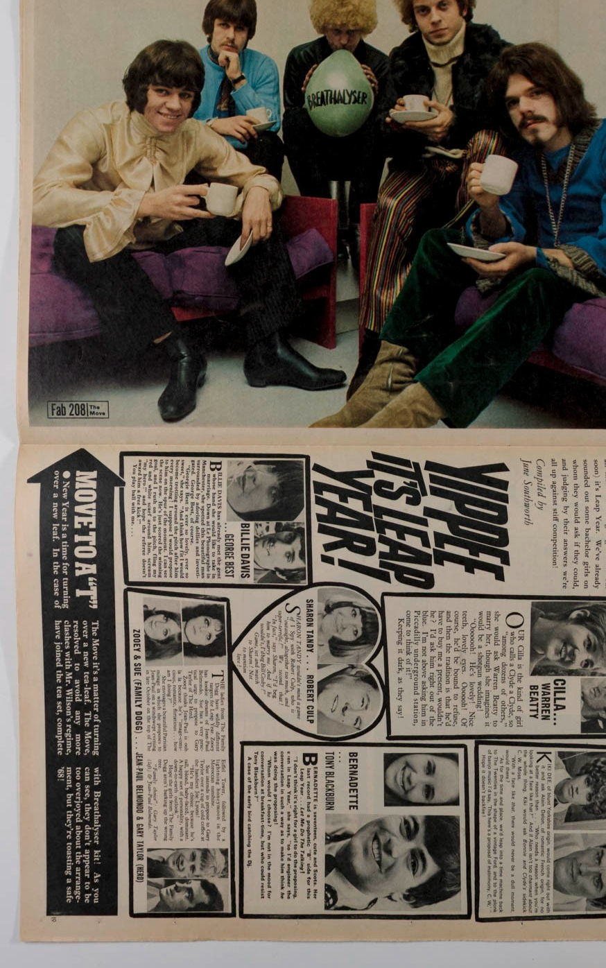 Amen Corner THE MOVE Bee Gees FABULOUS 208 February 6 1973 Lulu MONKEES Herd 60s
