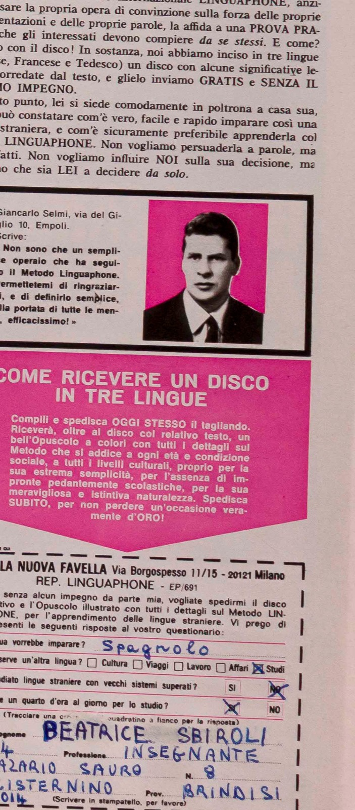 DONYALE LUNA for FELLINI rare Italian magazine EPOCA vtg 1960's Satyricon film