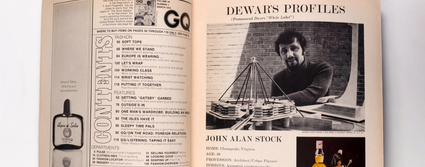 Robert Redford AMSELL Cuffs JACK HAYWOOD GQ magazine March 1974 Shoes TRENDS vtg