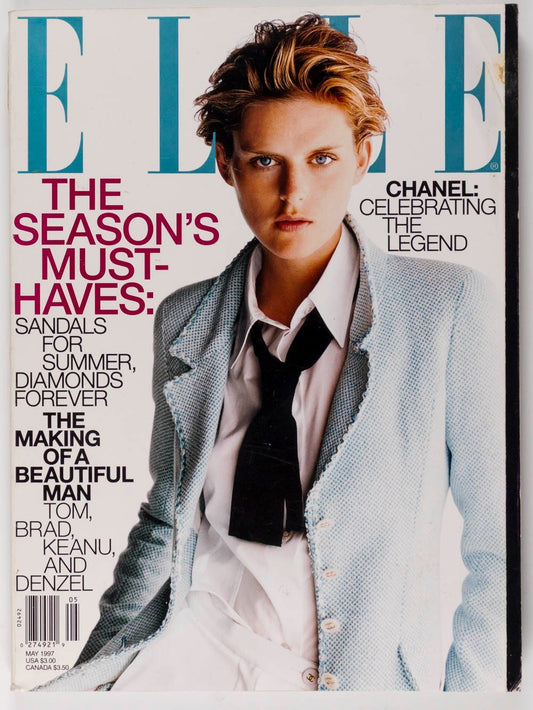 STELLA TENNANT Michelle Behennah KEANU REEVES Elle May 1997 magazine COCO CHANEL