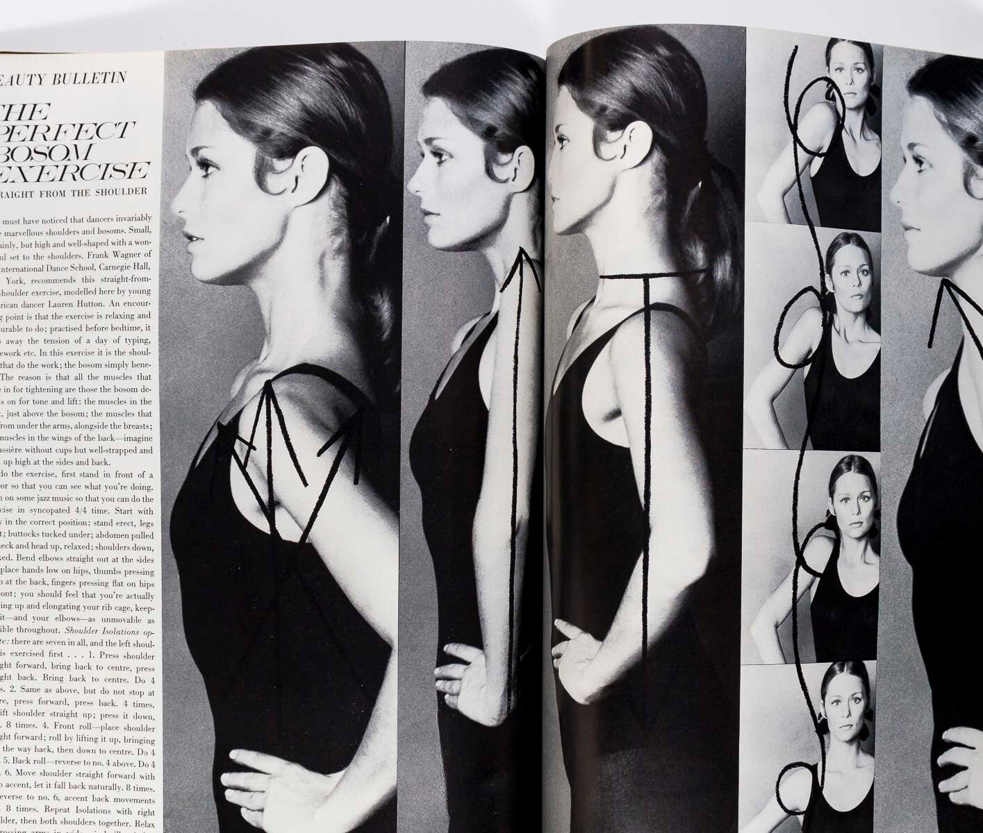 Maudie James NORMAN PARKINSON JeanLoup Sieff VOGUE October 1968 Katharine Ross