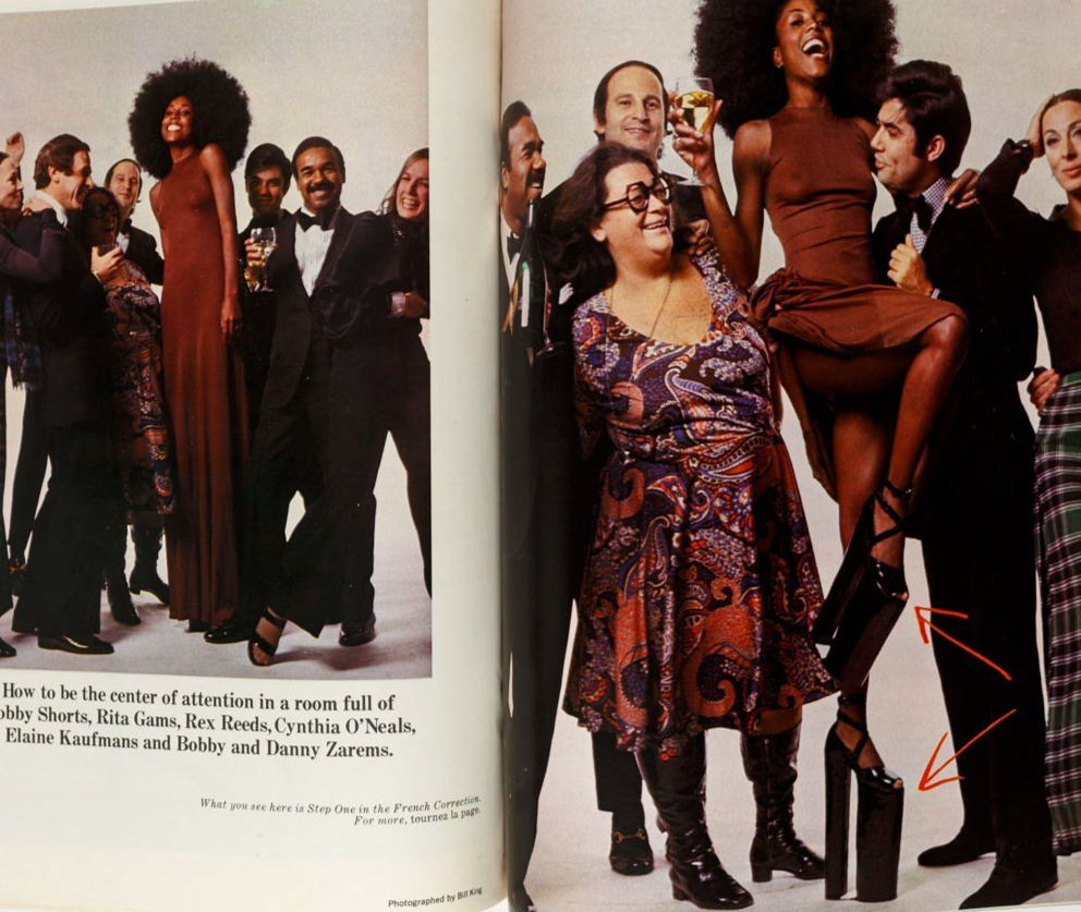 JACKIE O Ron Galella JOHN UPDIKE Jean-Paul Goude ESQUIRE March 1972 Superheroes