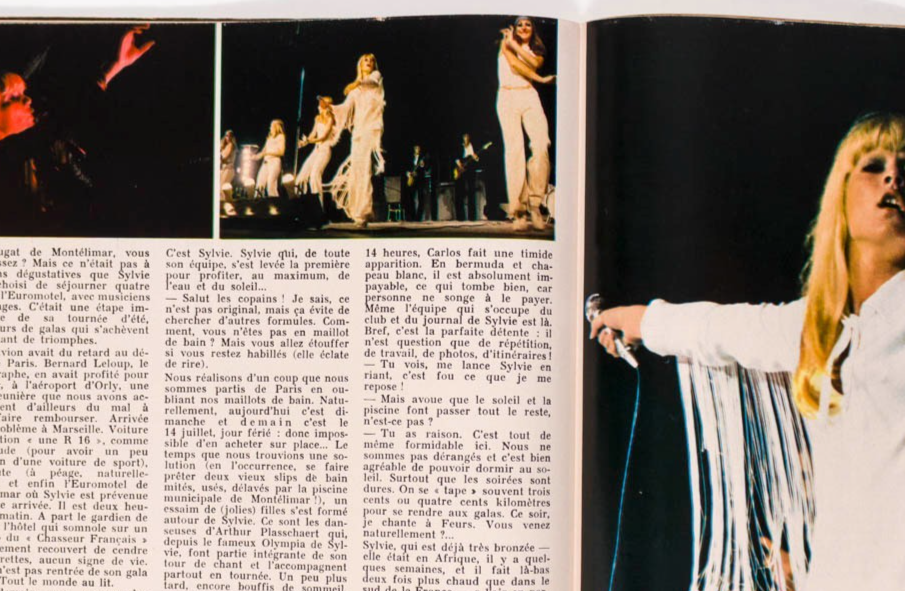 SYLVIE VARTAN Rolling Stones JOHNNY HALLYDAY Salut le Copains 1969 September CLO
