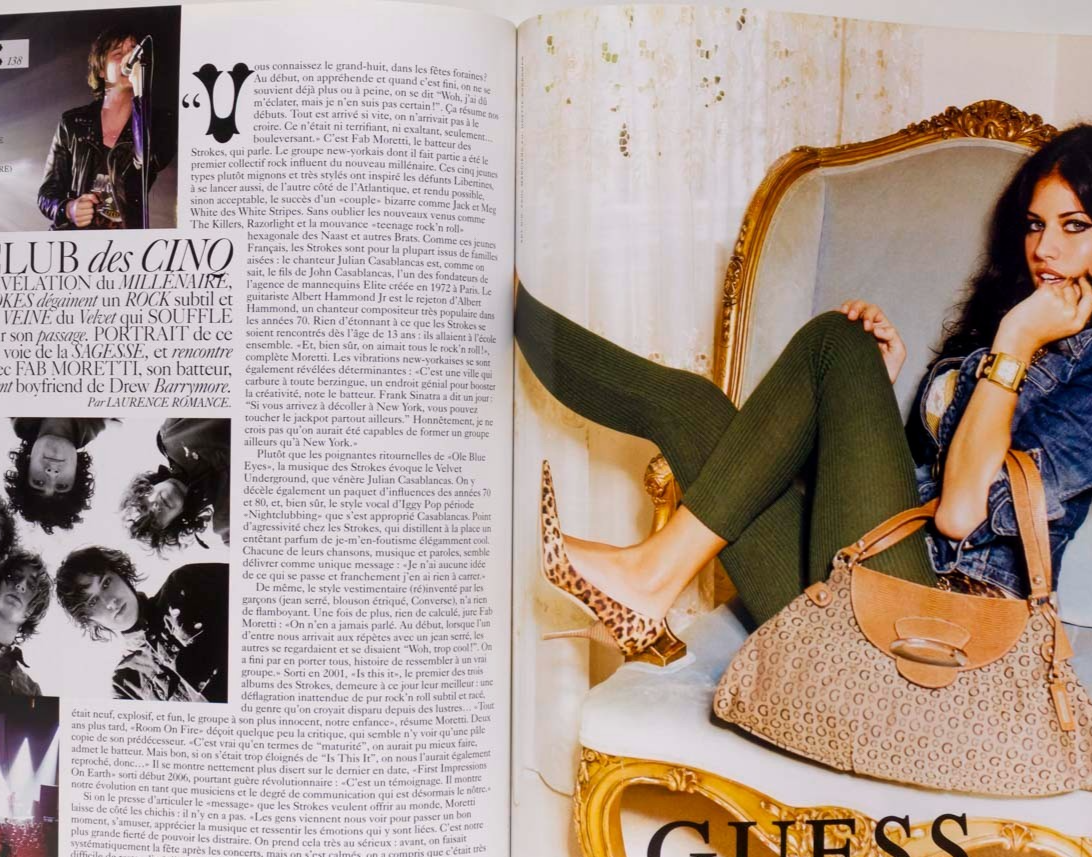 Paris Vogue guest edited by John Galliano DREW BARRYMORE Cat Power 2006 December
