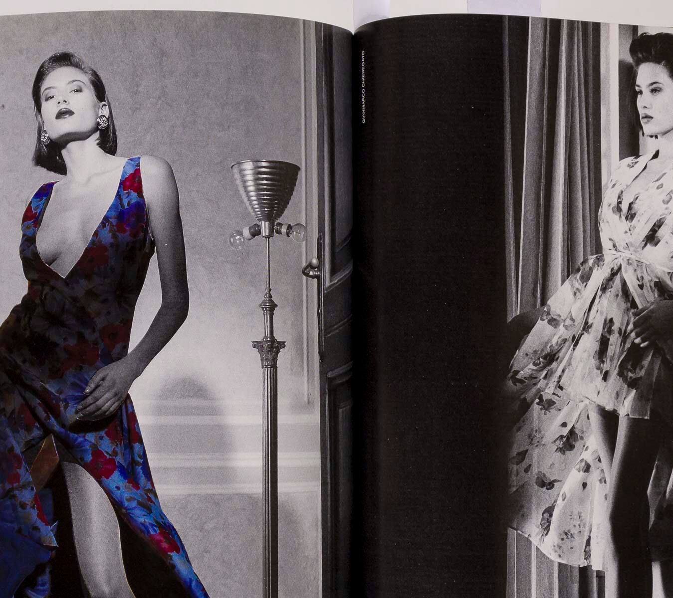 Stephanie Schneider GUY BOURDIN Yasmeen Ghauri HARPERS PARIS March 1990 Joe Eula