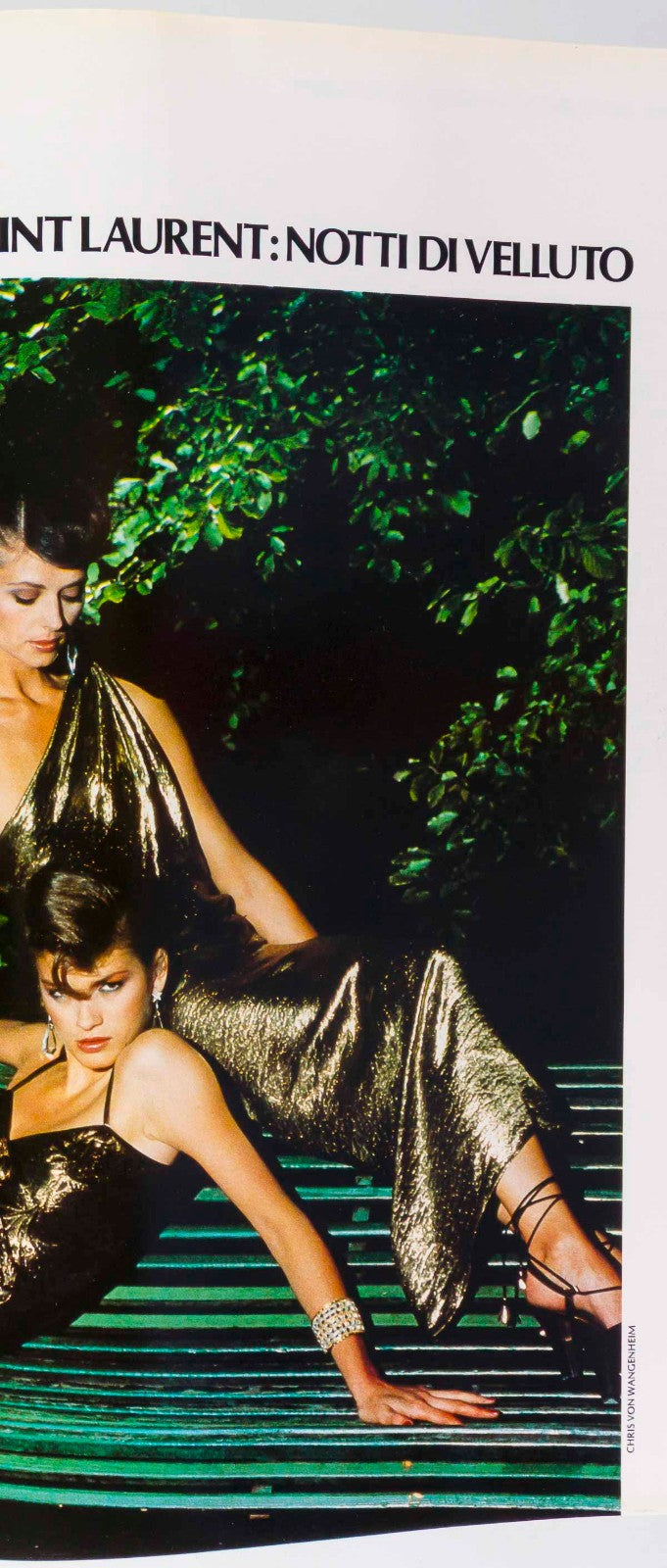 Michelle Stevens GIA CARANGI Alta Moda HARPER'S BAZAAR ITALIA September 1978 vtg