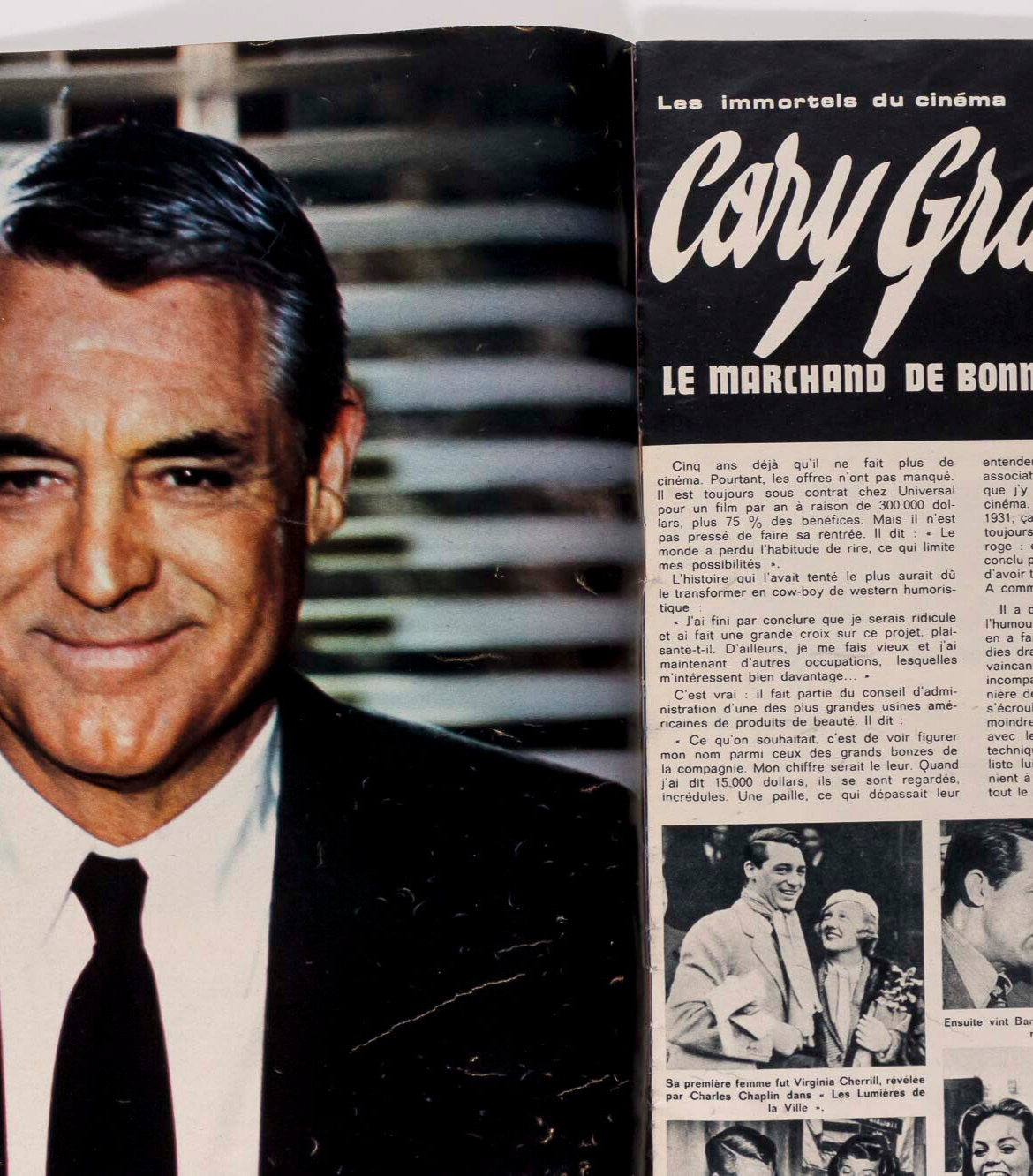 SHARON TATE Julie Andrews CLAUDIA CARDINALE Chanel CARY GRANT Cinemonde magazine