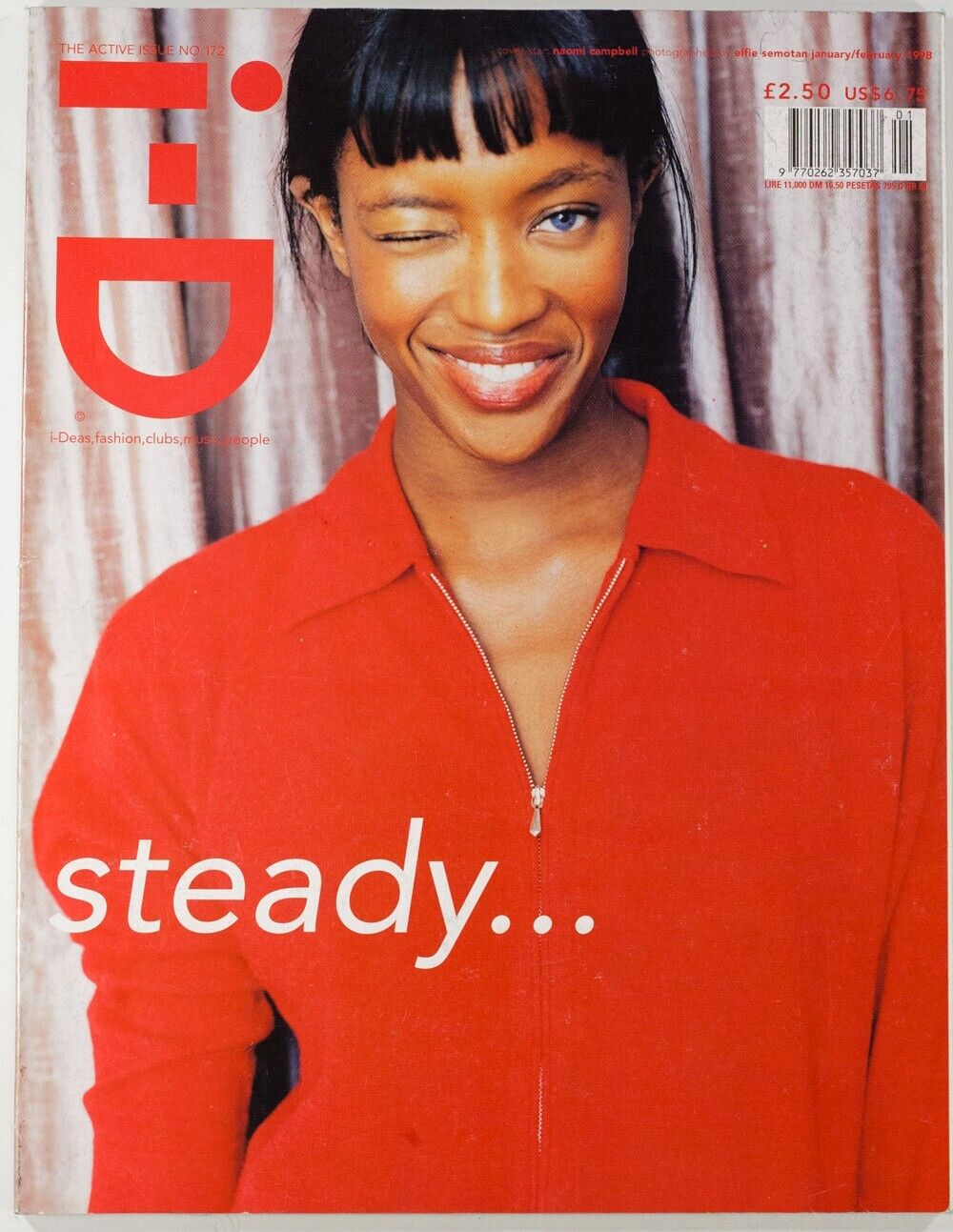 Naomi Campbell MISSY ELLIOTT Beastie Boys MISS SIXTY vtg ~ i-D MAGAZINE Jan 1998