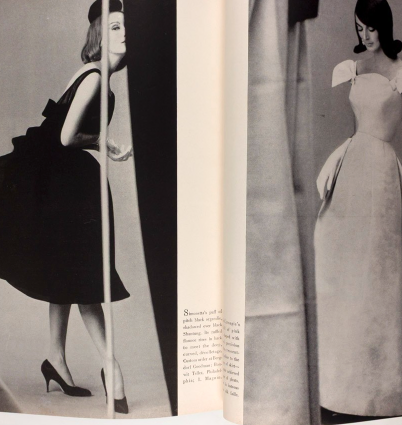 Hiro ANDY WARHOL Saul Leiter HARPERS BAZAAR US November 1959 Balenciaga GIVENCHY