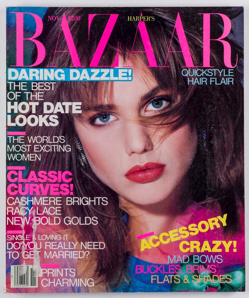 Sandra Zatezalo BRIGITTE NIELSEN Brooke Shields US HARPERS Nov 1986 Gary Oldman