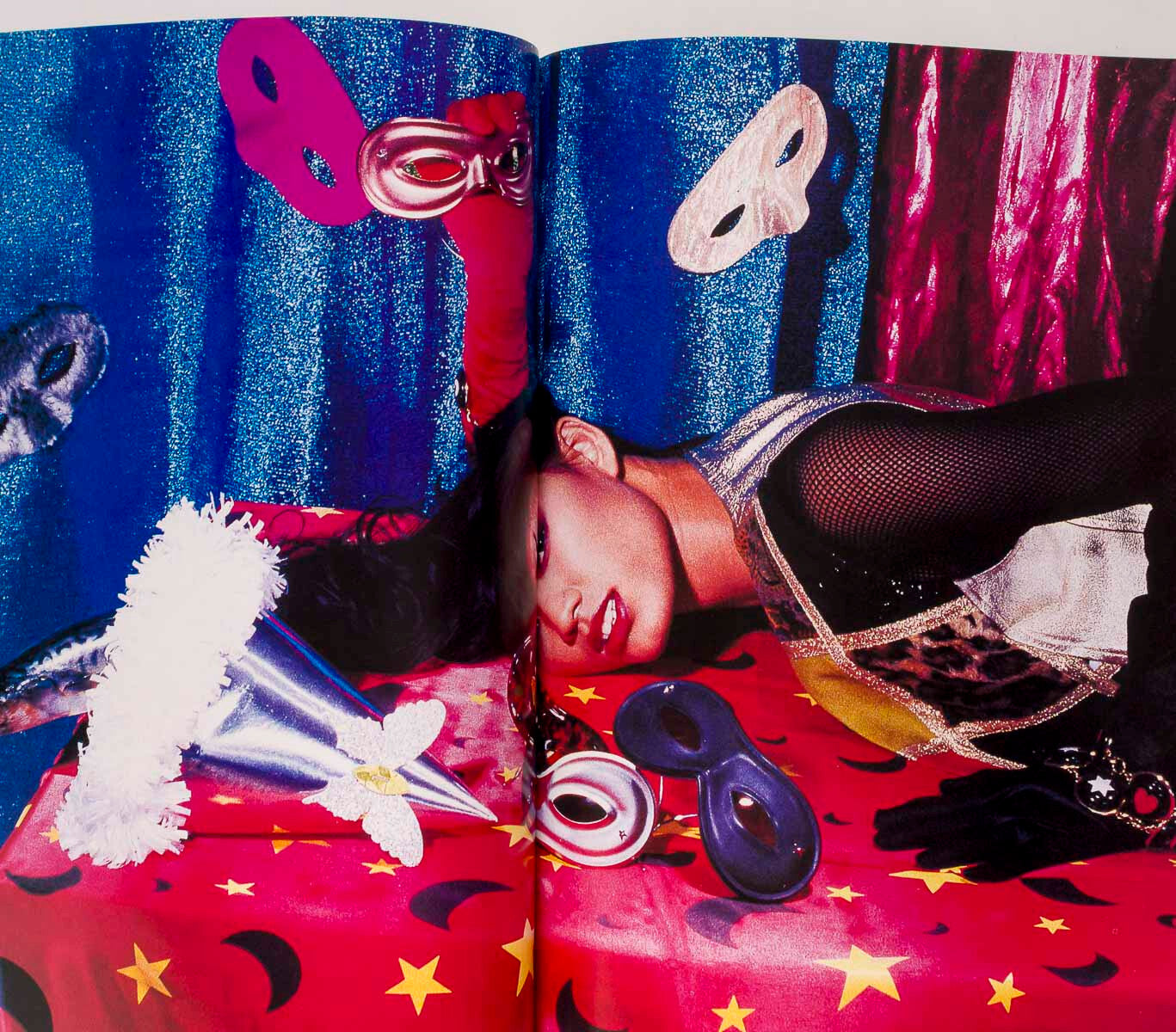Meghan Douglas GUY BOURDIN I Love Madly HARPER'S BAZAAR FRANCE December 1989 vtg