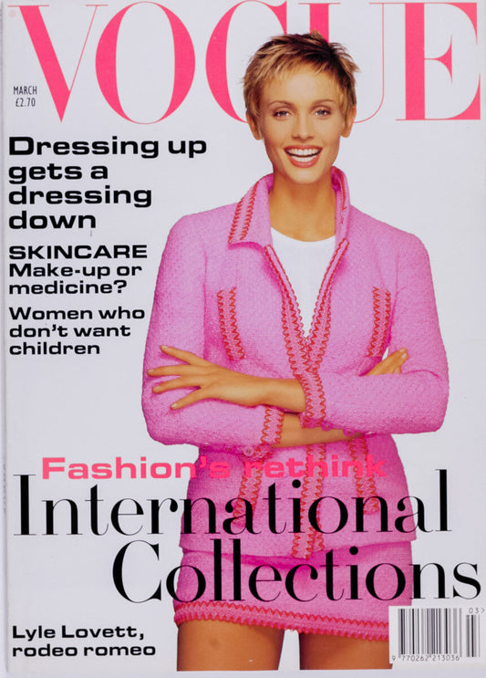 KIRSTEN OWEN Christy Turlington NADJA AUERMANN Nick Knight DAVID SIMS Vtg Vogue