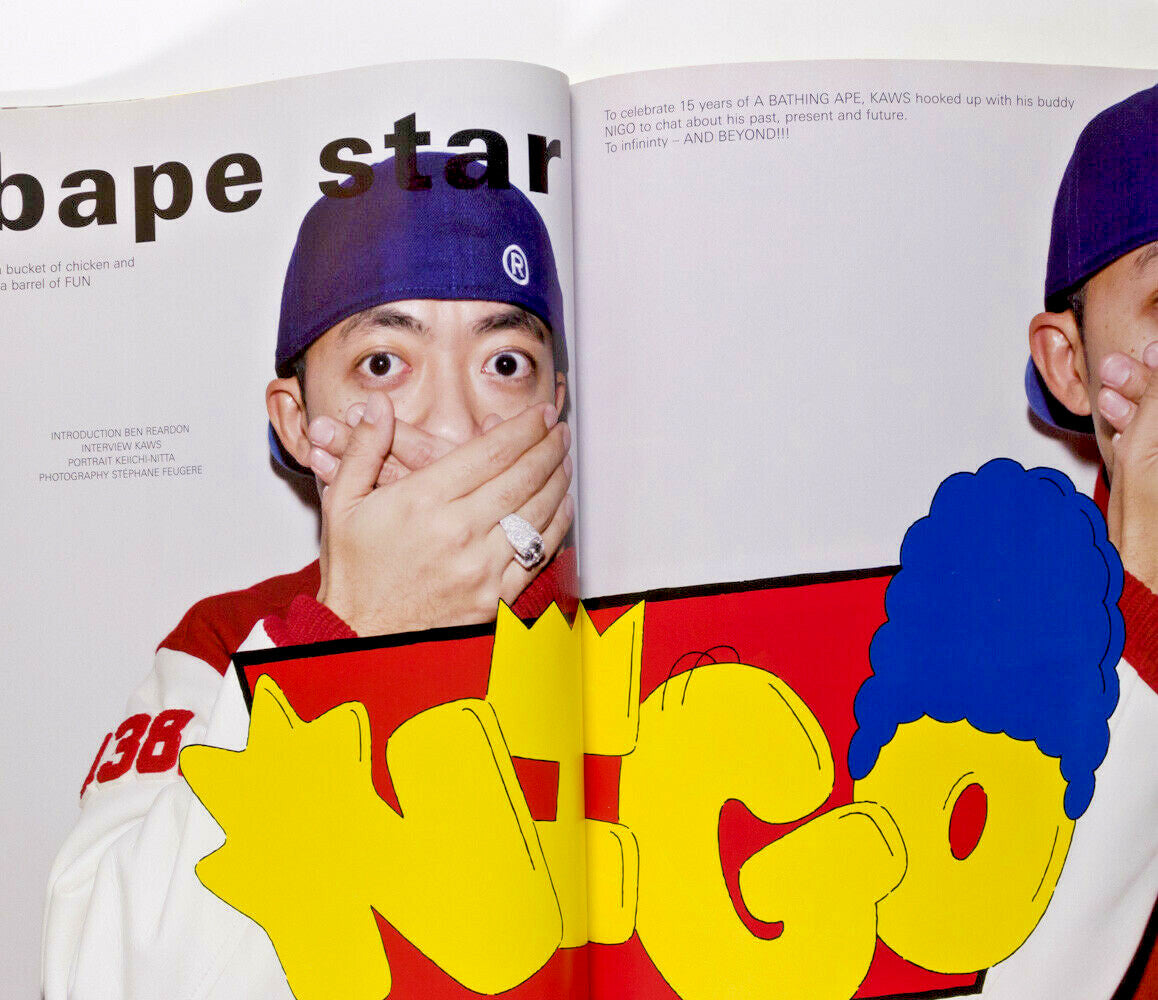KAWS Pharrell Williams KANYE WEST Takashi Murakami NERD Bathing Ape i-D magazine