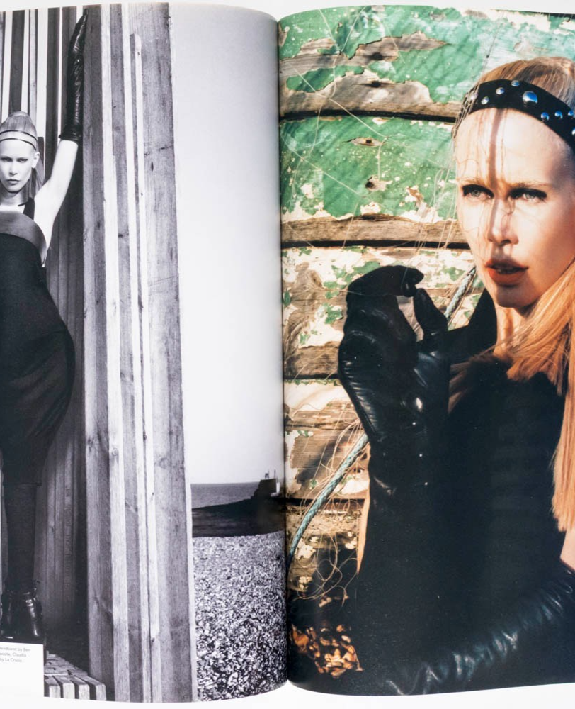 Claudia Schiffer SASHA PIVOVAROVA Julia Stegner i-D MAGAZINE September 2006 Kaws