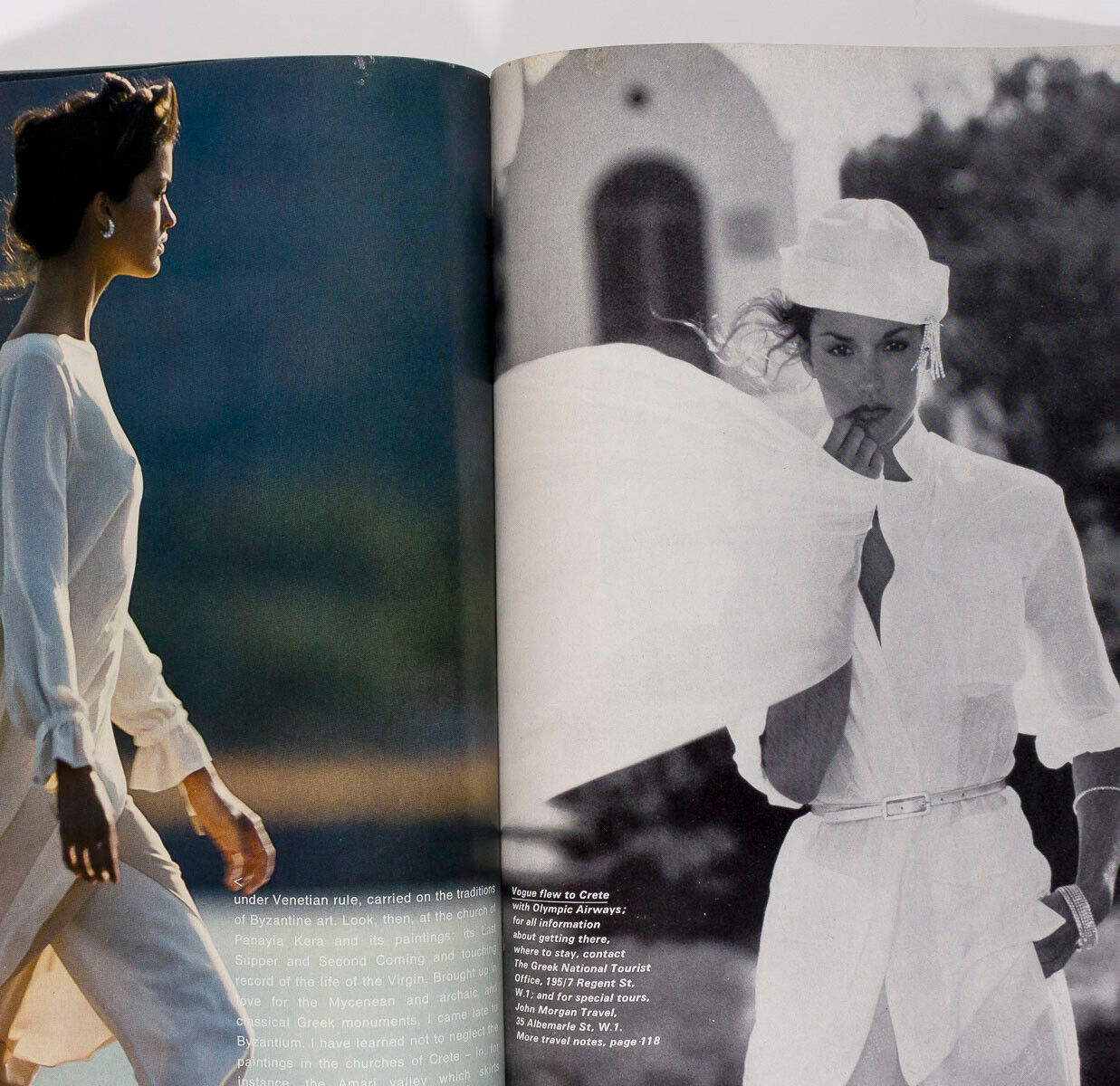 Debbie Dickinson 70s KNITWEAR Kenny Everett INDIA Crete PARIS Vogue magazine VTG