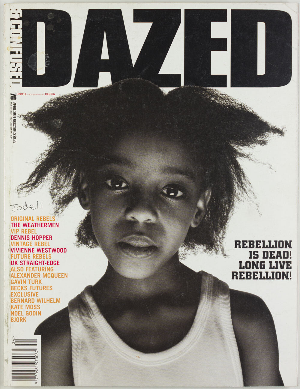 Alexander McQueen VIVIENNE WESTWOOD Harmony Korine NAN GOLDIN ~ Dazed & Confused
