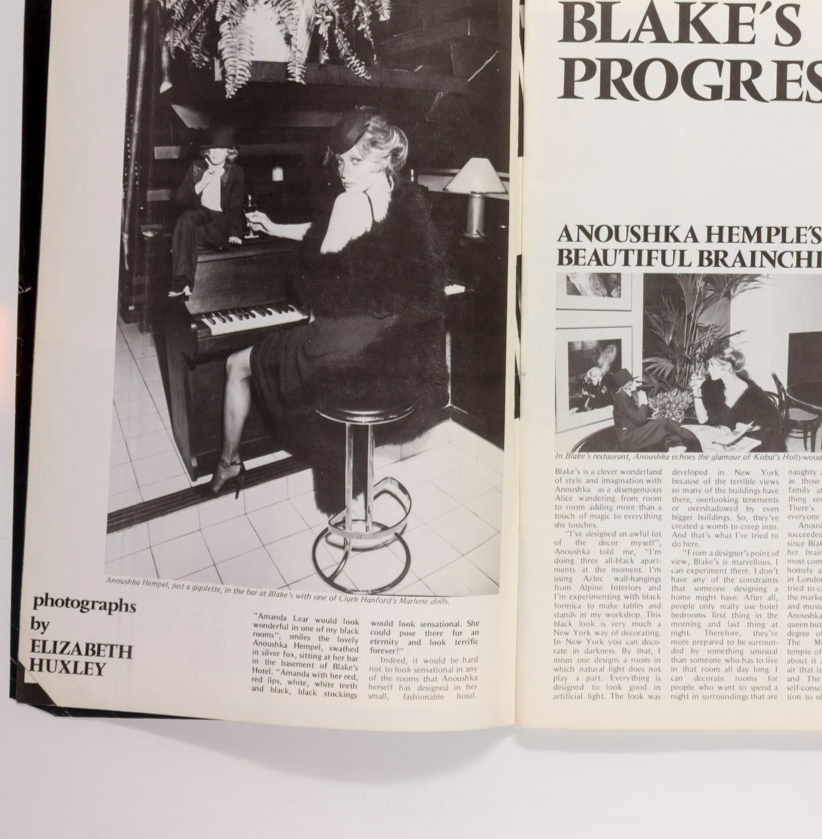 David Bowie SYDNE ROME Paula Yates INDEX magazine 2 1975 Barbra Streisand BIANCA