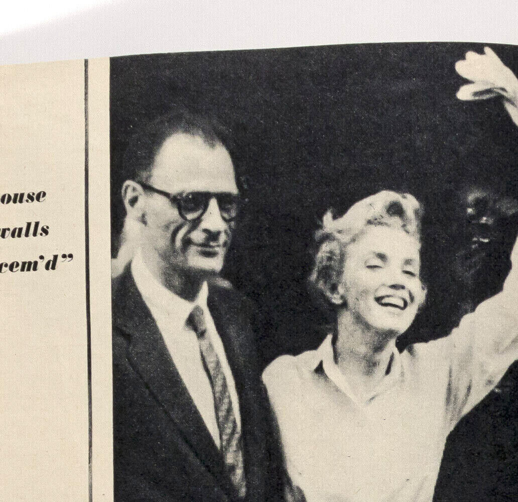 MARILYN MONROE Arthur Miller AUDREY HEPBURN Fred Astaire FUNNY FACE magazine 50s