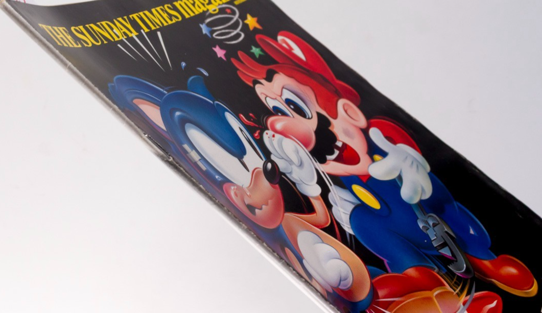 SONIC THE HEDGEHOG Super Mario GARY OLDMAN Sunday Times November 1992 Brian Eno