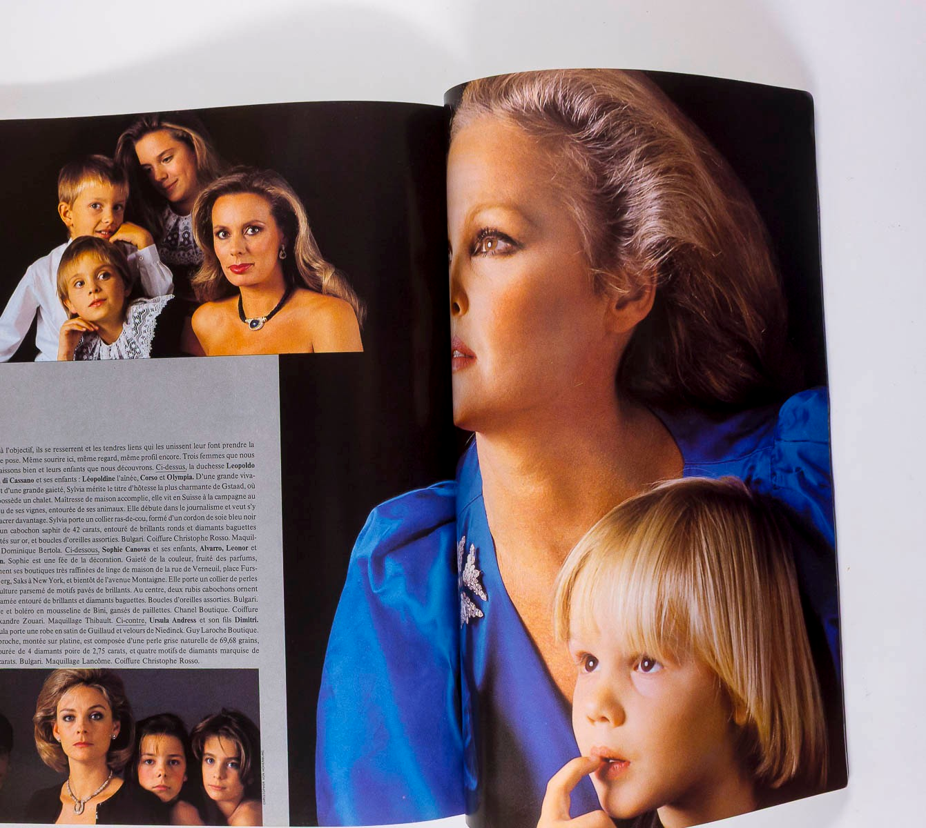 Princess Caroline WARHOL Vreeland NEWTON Bourdin PARIS VOGUE December 1983 Gruau