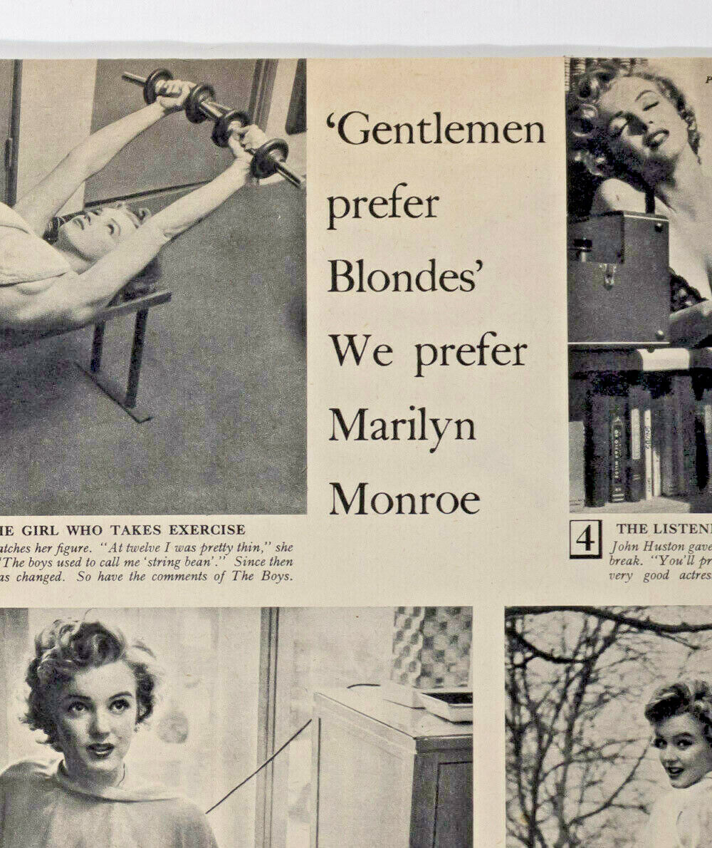 MARILYN MONROE Jane Russell PRINCESS ANNE ~ PICTURE POST magazine August 15 1953