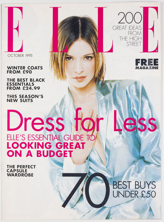 PATRICIA HARTMANN Yasmin Le Bon A/W 1995 trends BRITISH ELLE supplement magazine