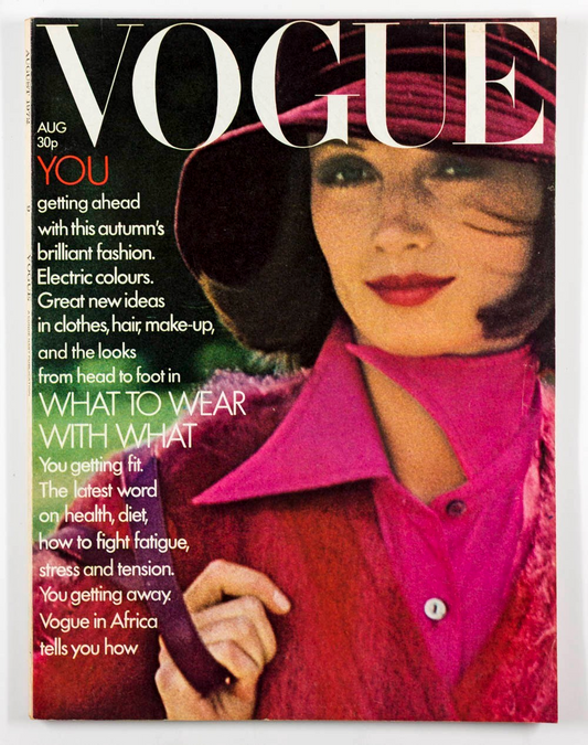 Ingmari Lamy PATTIE BOYD Peter Sellers VOGUE August 1972 Simon Ward GUY BOURDIN