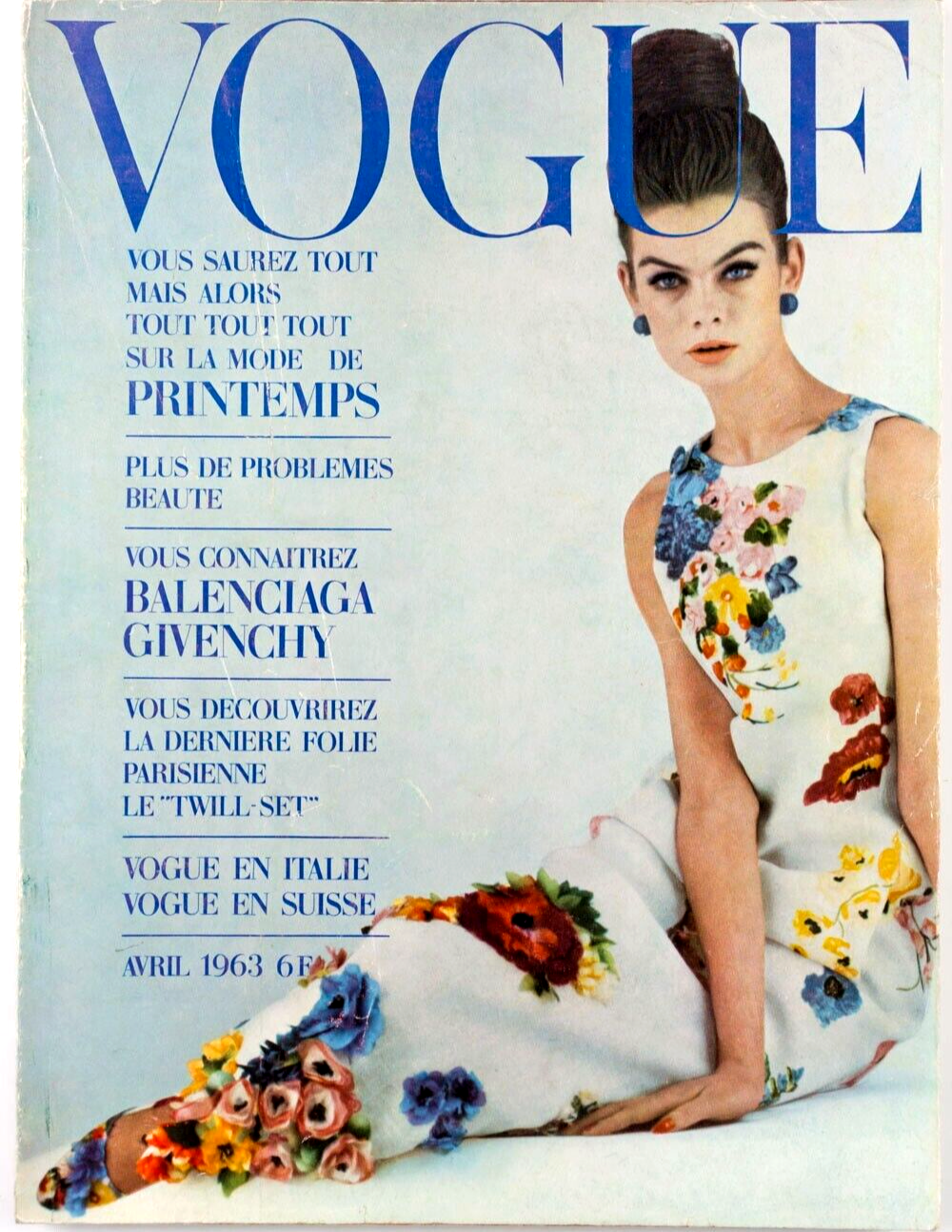 Jean Shrimpton WILLIAM KLEIN Tania Mallet PARIS VOGUE 1963 Balenciaga GIVENCHY