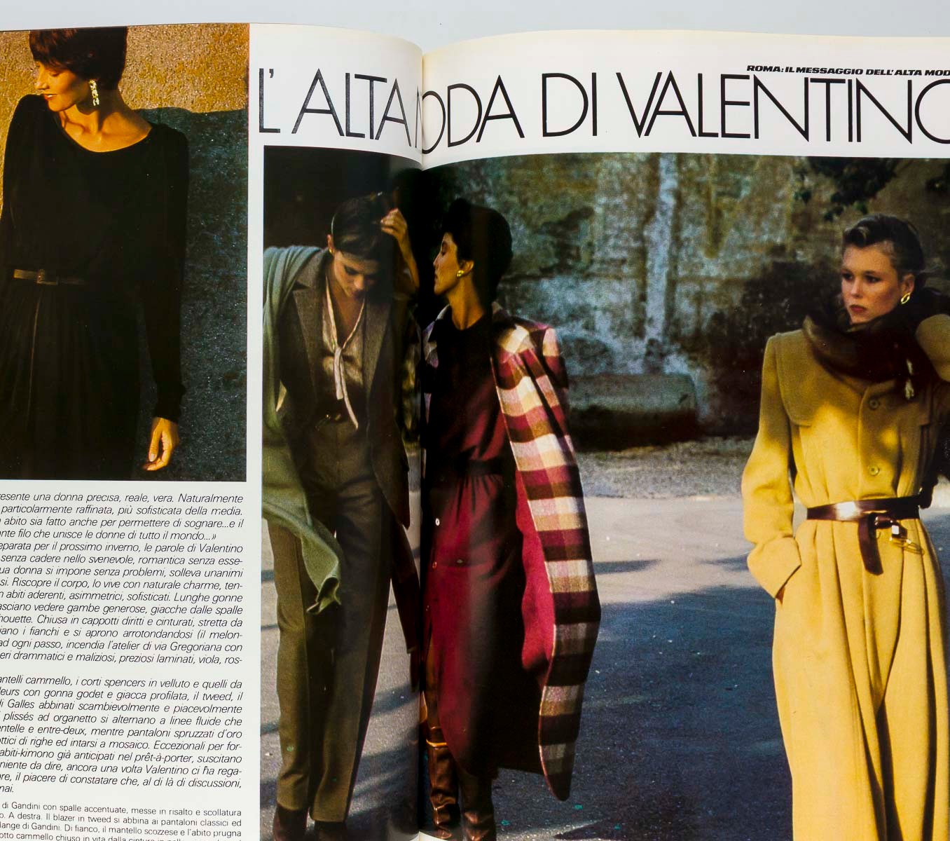 Michelle Stevens GIA CARANGI Alta Moda HARPER'S BAZAAR ITALIA September 1978 vtg