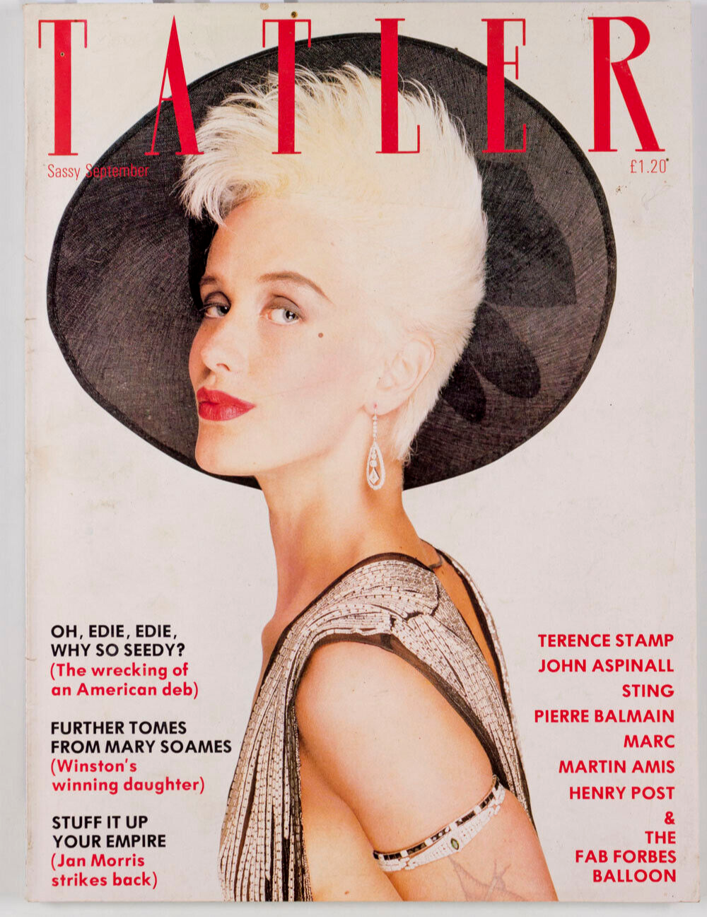 PAULA YATES Andy Warhol EDIE SEDGWICK Sting PRINCESS DIANA vtg TATLER magazine